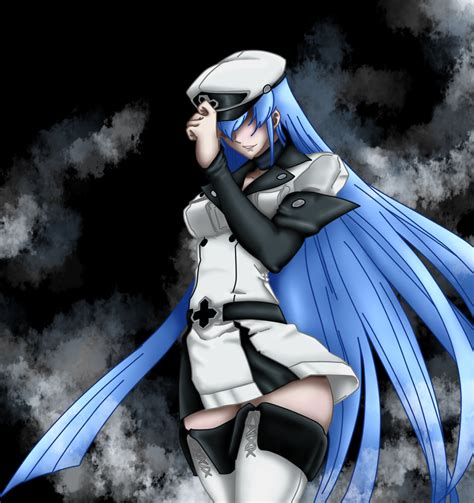 She opens her pussy for you to stick your cock! (squirt in your face) -EsdeathPorn. . Esdeath naked
